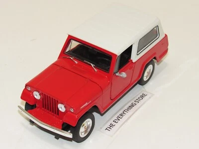 WELLY JEEP COMMANDO 1:24 SCALE BRIGHT RED NO BOX FREE USA SHIP - Image 1 of 4