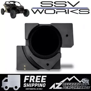 SSV Works Underseat Driver Side Shallow 10" Sub Enclosure for 17-23 Can Am X3 - Picture 1 of 4
