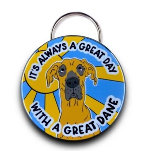 Fawn Great Dane Great Day Retro Portrait Bottle Opener Handmade Accessory - Picture 1 of 19