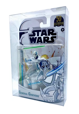 "Protectores de estuche para figuras de acción Star Wars 50th Lucasfilm 6"" exclusivo de Walmart" Foto 1 de 4