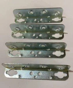 4x HETTICH Winkelbettbeschlag 127MM Bettbeschlag #25189 Beschläge - Bild 1 von 1