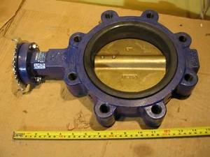 Nibco N200235LH 6” Butterfly Valve 200 PSI N200235LH-6 No Handle Lever - Picture 1 of 10