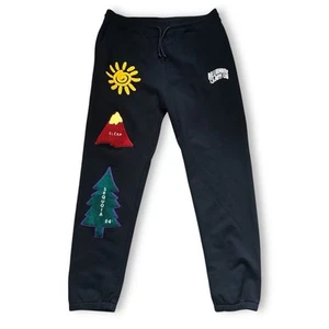 BILLIONAIRE BOYS CLUB BB Sunrise Sweat Pant Black French Terry Chenille Sz XXXL - Picture 1 of 10