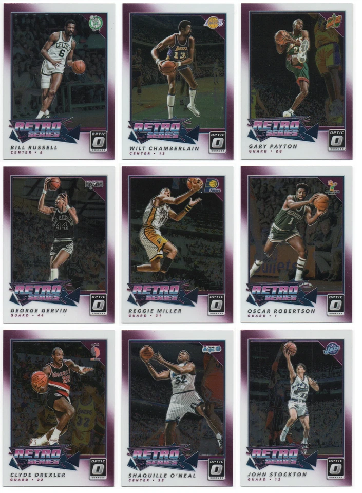 2017-18 Donruss Optic Retro Series HOF Almost Complete Set Break - Pick Any - Image 1 of 1