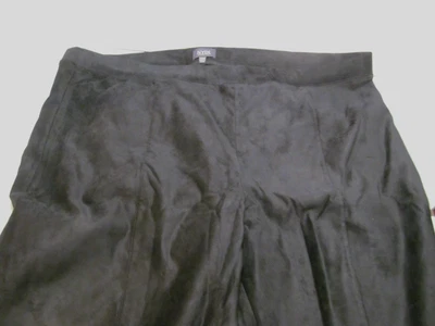 NYDJ Lift X Tuck Suede Pull On Slim Boot Black Pants Women's Size 22W - NWT - Image 1 of 4