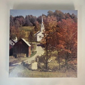 1976 Eaton Puzzle Fall Village Henry David Thoreau 500+ Teile neu versiegelt - Bild 1 von 9