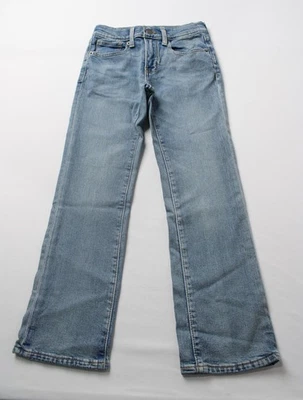 Old Navy Boy's Built-In-Flex Boot-Cut Adjustable Jeans IW4 Light Wash Size 8  - Image 1 of 4