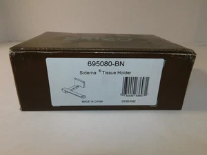 Brizo 695080-BN Siderna Single Post Tissue Holder - New Open Box - Picture 1 of 3