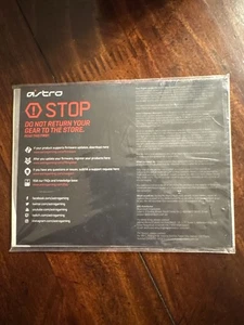 ASTRO Gaming Warranty & Support Booklet Pack, STOP Card – Sealed OEM - Picture 1 of 2