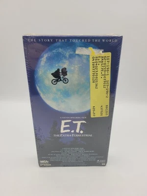 E.T The Extra Terrestrial Movie 1982 VHS Green Tab Video Sealed Retro 80's VTG - Image 1 of 4