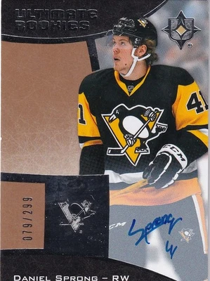 2015-16 Ultimate Collection #106 Daniel Sprong AUTO 79/299 RC - Image 1 of 2