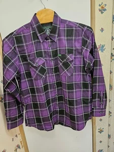 Dixxon "The Regan" Gr. XL Langarm Flanellhemd mit Knöpfen - Bild 1 von 5