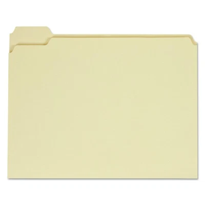 Universal 12115 1/5-Cut Assorted Top Tab File Folders - Letter, MNL (100/BX) New - Image 1 of 3