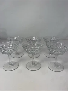 FOSTORIA Mid 20th Century Sherbet Glasses - Set of 6 - Picture 1 of 14
