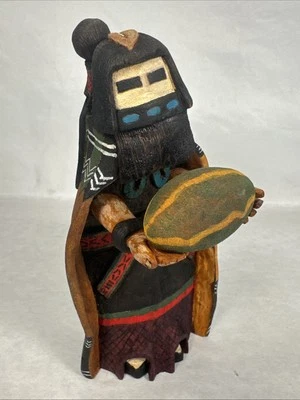 HOPI Kachina holding a squash ooak unsigned unique — 第 1/4 张图片