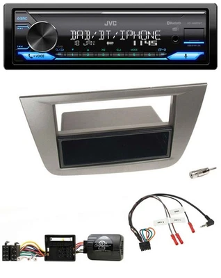JVC Bluetooth DAB USB Lenkrad Autoradio für Seat Toledo Altea 2004-2009 anthrazi - Bild 1 von 4