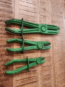 Matco Tool 3pc Hose Pinch Off Pinching Pliers Plastic Green - Picture 1 of 6