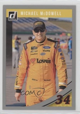 2019 Panini Donruss NASCAR Silver Michael McDowell #45 - Image 1 of 2