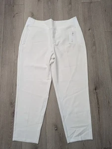 Neu mit Etikett Athleta endlose Hose hoher Bund hellweiß Größe 16 - Bild 1 von 6