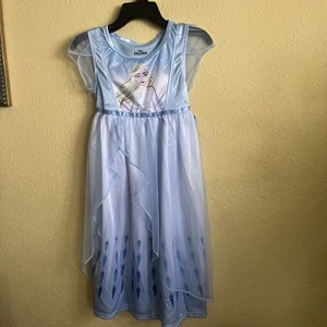 Disney Frozen Elsa Blue Toddler Girl's Fancy Nightgown, Gown 3T - Picture 1 of 5