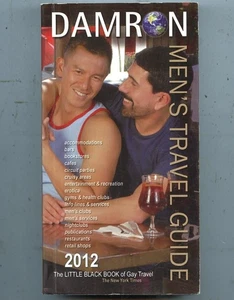 Damron Men's Travel Guide 2012 The Little Black Book of Gay Travel Bob Damron - Imagen 1 de 1