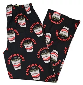 Maruchan Ramen Men's Graphic Side Pocket Lounge Pant, Black Size 2XL (44-46) - Picture 1 of 4