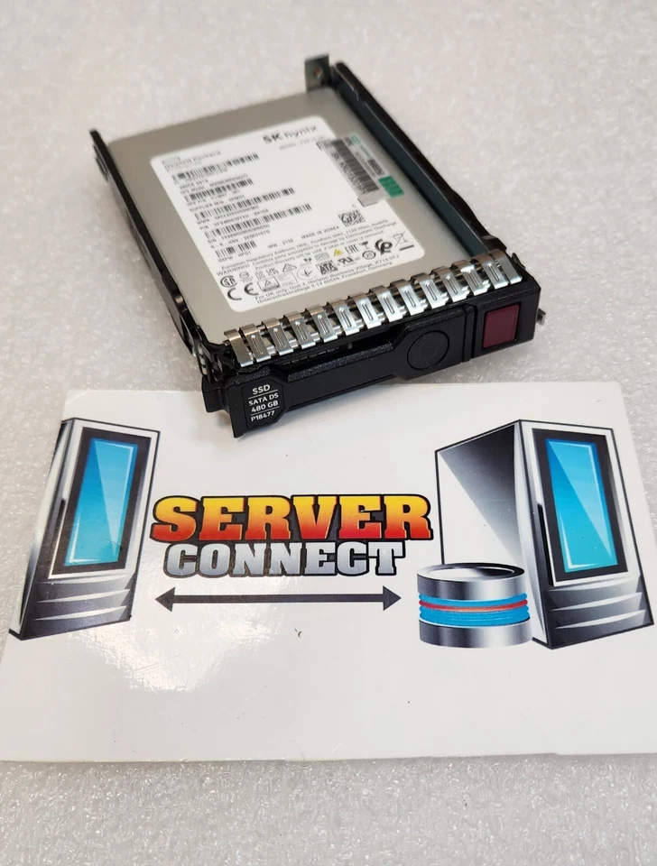 P18477-001 - - HP 480GB 6G SATA 2.5" MU SFF SC SSD HDD -- P18432-B21 - Image 1 of 1