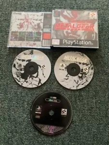 Metal Gear Solid with Silent Hill demo - Playstation 1 PS1 game NO manual (3) - Picture 1 of 2
