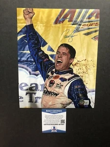 David Ragan autographed signed 8x10 photo Beckett BAS COA NASCAR Daytona 500 - Picture 1 of 1