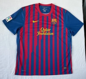 Nike FC Barcelona 2011 2012 Home Football Shirt Soccer Jersey XXL NEW - Picture 1 of 24