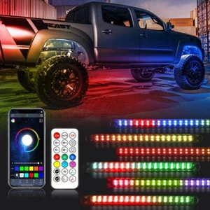Tira de luz LED RGB 216 debajo del tubo del automóvil sistema de luz de neón debajo de la carrocería - Imagen 1 de 12