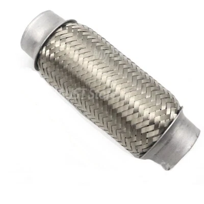 38mmx158mm 1.5"x 6.2" EXHAUST FLEXI REPAIR PIPE UNIVERSAL FLEX TUBE JOINER - image 1 of 4