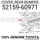 5215960971 Genuine Toyota COVER, REAR BUMPER 52159-60971 Toyota PRADO