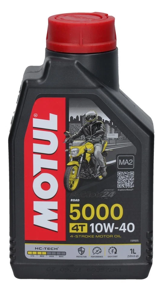 MOTUL 5000 4T 10W40 1 Litre Bouteille - Photo 1/1
