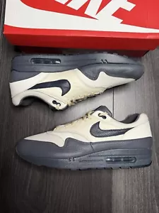 Nike Air Max 1 Premium Sail Dark Obsidian 875844-100 Herren UK 11 - Bild 1 von 6