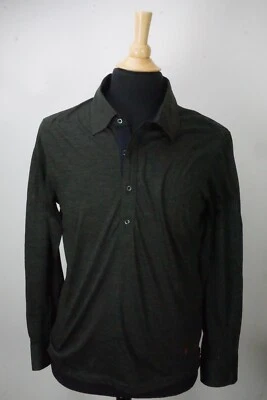 Camisa Polo Isaia Napoli Verde 100% Lana Coral Logo Manga Larga Talla M TOTALMENTE NUEVA Foto 1 de 4