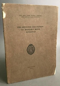 [Bookbinding]   The Spencer Collection of Modern Book Bindings   NYPL  1914 - Picture 1 of 12