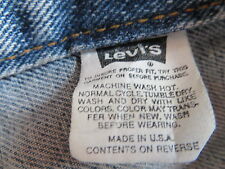 Levi's Jacke Jeansjacke Gr. XL ( XXL !)  Vintage Stonewashed Denim Made in USA !