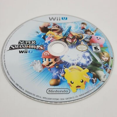 Super Smash Bros. (Nintendo Wii U, 2014) Disc Only Tested Working - Image 1 of 2