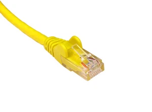5 x 2 MTR GIALLO CAT5E ETHERNET PATCH CAVO CAVO PATCH CAVO - Foto 1 di 1