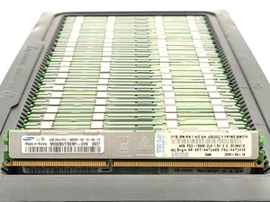 16GB (4GB x 4) - VLP Samsung 4GB DDR3 SDRAM PC3-10600 Server RAM Memory - Picture 1 of 1