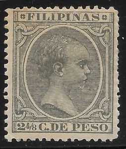 1890 -97 PHILIPPINES FILIPINAS ALFONSO XIII SC#150 MLH OG - Picture 1 of 2