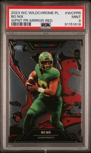 Wild Card Bo Nix 2023, solo uno calificado, 1/3, #WCPPR PSA 9 - Imagen 1 de 1