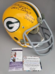Jerry Kramer Packers handsigniert 60er Jahre Federung RK Helm JSA - Bild 1 von 16