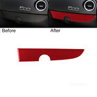 1pcs For Fiat 500 2012-15 Red Carbon Fiber Glove Box Stripe Panel Interior Trim