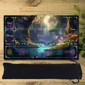 Playmat Suitable for Lorcana TCG, includes Storage Bag, 24 x 14 inches No35 - Picture 1 of 1