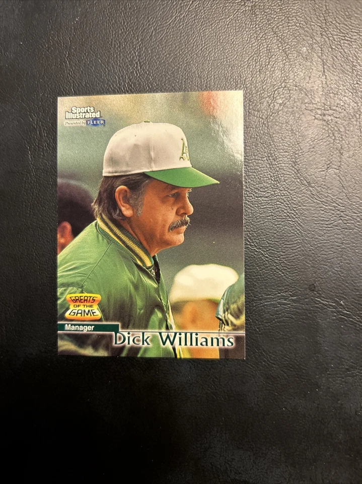 B99a #89 Dick Williams, 1999 Fleer Sports, Illustrated Greats Of The Game - Image 1 of 2
