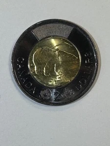 COLLECTABLE 2022 Canada Reign of Queen Elizabeth II BLACK $ 2 Coin - Picture 1 of 2