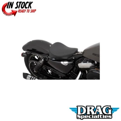 Asiento individual estilo bobber liso Drag Specialties 0804-0737 para 10-22 Sportster Foto 1 de 4