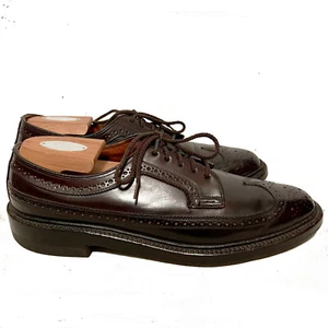 Vintage FLORSHEIM IMPERIAL Shell Cordovan Full Brogue Longwing - 9 U.S. - Bild 1 von 9
